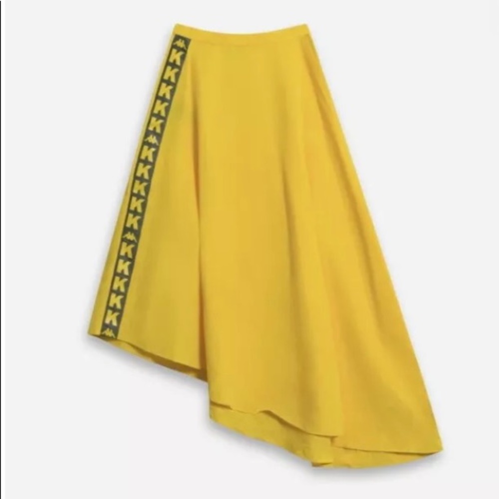 NWT KAPPA KONTROLL MIDI YELLOW SKIRT